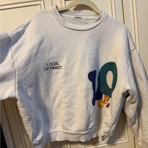 Madhappy Cream Local Optimist Sweatshirt